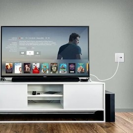 CABLEPELADO TV Aerial Cable Male Female Straight Coaxial Cable TV Aerial Cable Compatible with TV Decoder TV Sockets 75 Ohm White 20m