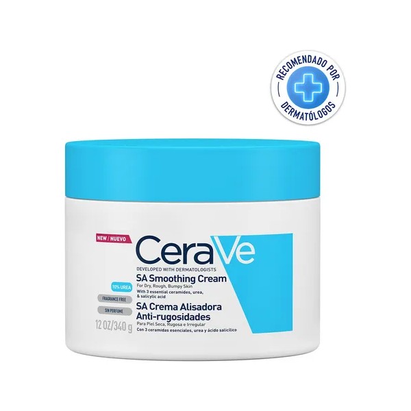 CeraVe Crema Alisadora Anti-Rugosidades, Fórmula exfoliante 340 gr.