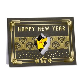 Pokémon Center: Pikachu Grand New Year Pokémon Pin & Greeting Card
