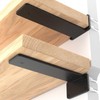 LEOPO 12 inch 8 Pack Floating Shelf Bracket, 1/5” Thick