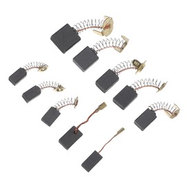 Mobestech 20pcs Electric Motor Carbon Brushes for Angle Grinder and Power Tools Replacement Carbon Brush Parts for Maintenance and Efficient Cleaning