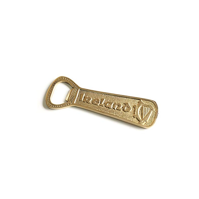 Bottle Opener Two-Sided Ireland Harp Design 5" x 1 1/2"