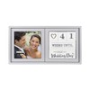 Malden International Designs 3447-44 Wedding Countdown Block, 4x4, Gray