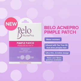 BELO Belo AcnePro Pimple Patch Infused with Tea Tree Oil Made in Korea 24 patches