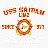 HOF Trading USS Saipan LHA-2 Vinyl Sticker Waterproof Decal Laptop