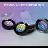 Noerrors Chameleon Eyeshadow,Multichrome Face Highlighter Palette, High Pigment, Holographic Eyeshadow