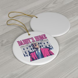 Funny Christmas Ornament, Christmas Ornaments 2024, White Elephant Gift, Daddy's Home