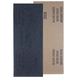 YoiYee 220 Grit Wet & Dry Sandpaper Sheets, 23 x 9.5cm, Very Fine Abrasive Sand Paper Roll for Wood, Metal, Plastic, Glass, Stone and Wall Sanding, 10 Pack