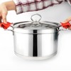 WUMUZAI 4 Pack Silicone Pot Handle Covers, Heat Resistant, Non