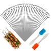 Pack of 30 Stainless Steel Barbecue Skewers 30 cm with