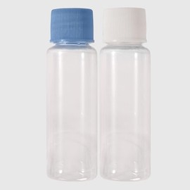 La Briantina Flaconcini Porta Lozioni da Viaggio 25 ml – Set da 2 in Plastica Trasparente con Tappo a Vite – Ideali per Shampoo, Cosmetici Liquidi e Bagaglio a Mano