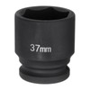 sourcing map 6-Point Impact Socket 3/4" Drive 37mm Metric 40Cr