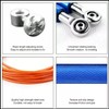 Adjustable High Speed Steel Skipping Jump Rope Dual Bearings Gym