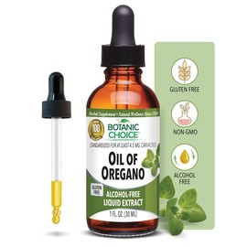 Botanic Choice Oil of Oregano Liquid Extract - Alcohol Free Herbal Supplement, Traditional Support for Immune and More - 1 Fl. Oz.
