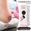 Difenni Sanding Paper Discs with Metal Nail Drill Bit Pedicure