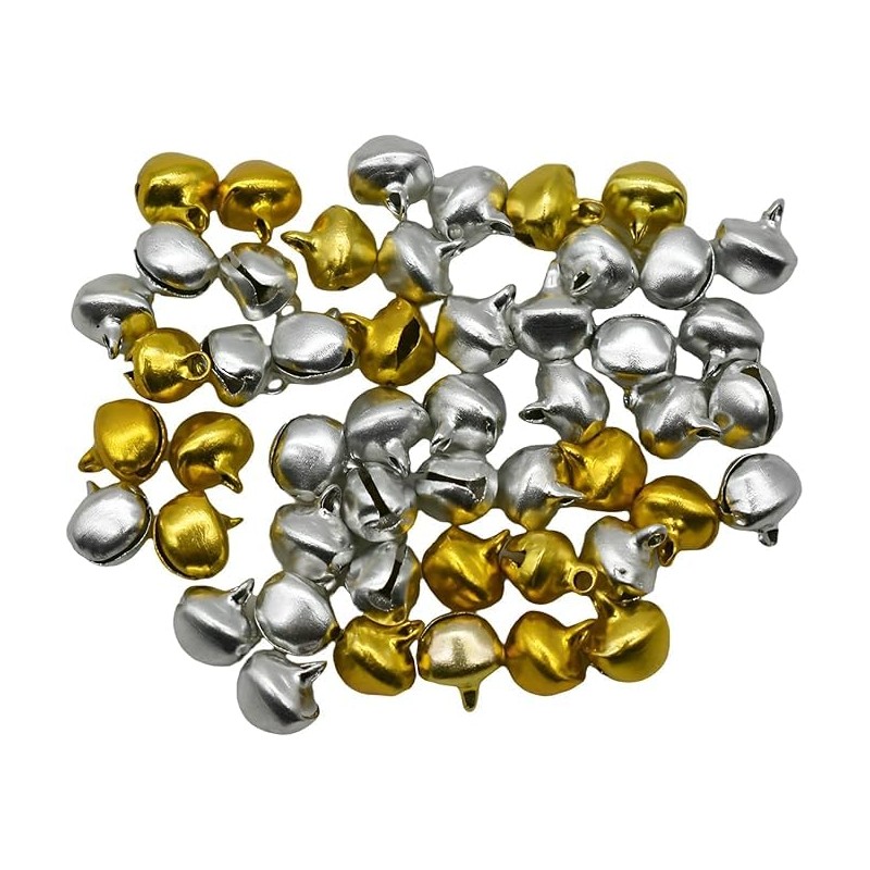 300 Pcs Mini Tin Bell Christmas Bell Small Bell Decorative