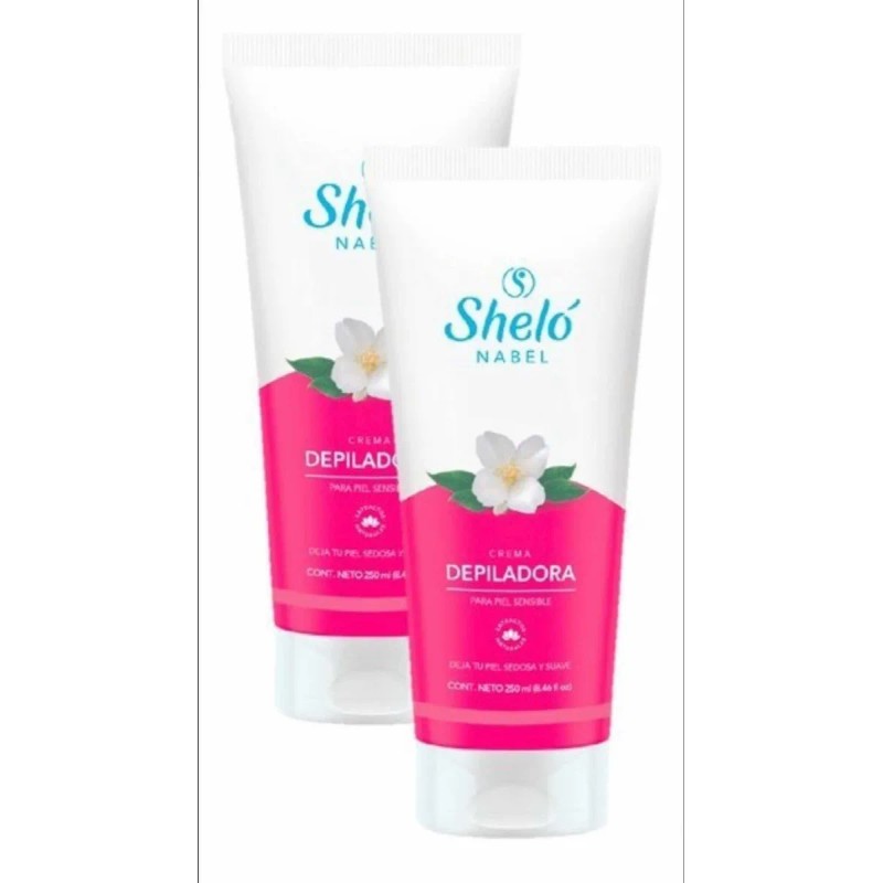 Crema Depiladora Pzas Piel Sensible Sheló Nabel 250 Delicadas Sensibles