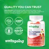 Wellsgoing Kids Multivitamin Gummies with Omega-3, Vitamins C, D, A,
