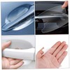 BUGUUYO 4pcs Car Door Handle Protector Film Transparent Door Handle