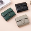 GOIACII Women's Credit Card Holder RFID Blocking Genuine Leather Dark