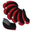 10Pcs/set Leather Golf Club Iron Head Covers Golf Putter Club