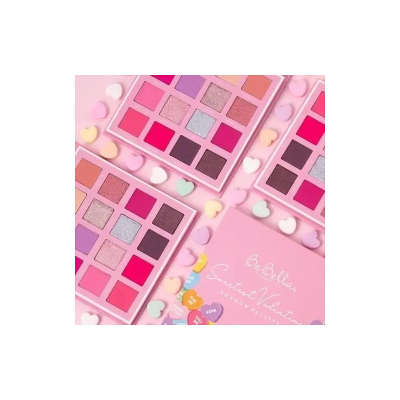 Paleta BeBella Sweetest Valentine 18 Sombras Radiante