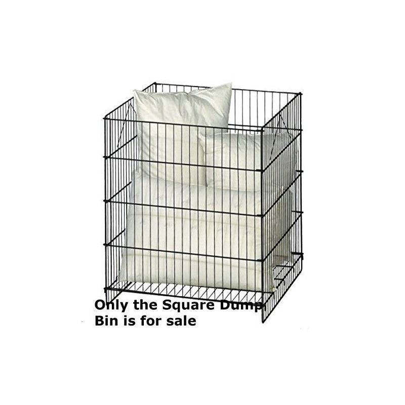 Black Square Dump Bin Display - 30 H x 26