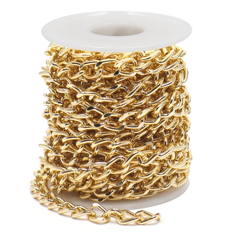 GYSRXS 5 m Roll Aluminium Curb Chains with Spool Chain