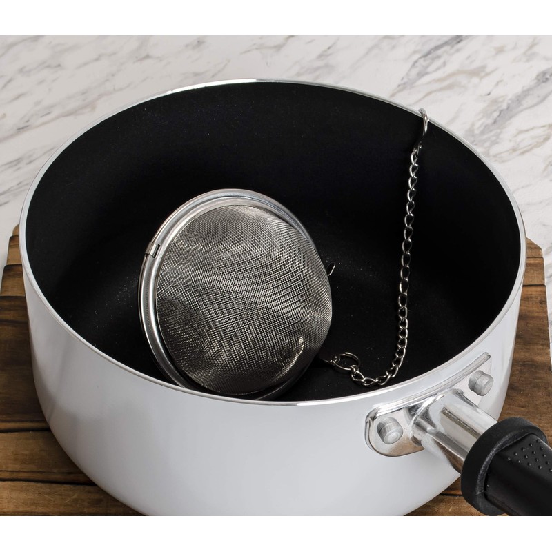 Suncraft BS-221 Misai Naka Ball Tea Strainer, Made in Japan