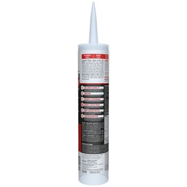 GE Supreme Silicone Caulk for Kitchen & Bathroom, Clear, 10 fl oz Cartridge, 1 Pack - 100% Waterproof Silicone Sealant, 7X Stronger Adhesion, Shrink & Crack Proof