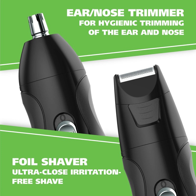 WAHL ALL-IN-1 Nose Ear Body Beard RECHARGEABLE GROOMER Precision Blade