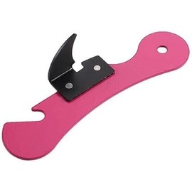 1pc Pink Stainless Manual Can Opener,Safety Gadget Multifunctional Opener Kitchen Gadgets Comfort Good Grip Tin Jar Bottle Manual Cans Opener 9.8x2cm