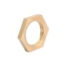 Sourcingmap 12 Pcs 1/4BSP Female Thread Brass Hex Nut Pipe