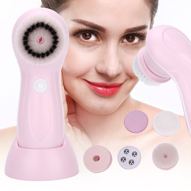 6-In-1 Face Cleaning Brush USB Charging Face Deep Cleansing Machine