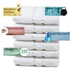 Towelogy® 600GSM Cotton Washcloths Multipack Quick Dry Flannels Face Towels