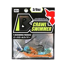 JACKALL Rubber Jig Bee Crawl Swimmer 3/8 oz (10 g) Marriage Gill Stripe Lure