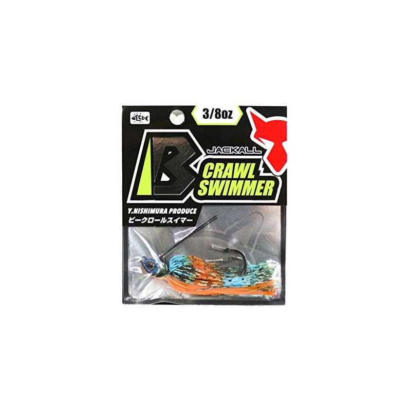 JACKALL Rubber Jig Bee Crawl Swimmer 3/8 oz (10 g)