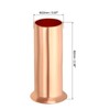PATIKIL 7/8" (22mm) OD Copper Flare Tube Fitting, Straight Copper