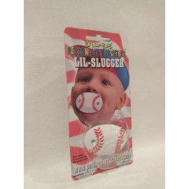 Billy-Bob Personality Pacifiers Lil Slugger Baby Orthodontic Nipple 3 Months Up