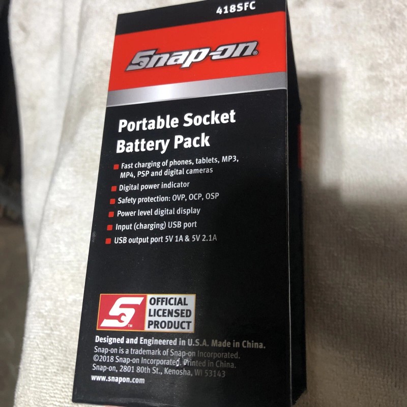 Snap On Battery Pack Portable Snap On 418SFC
