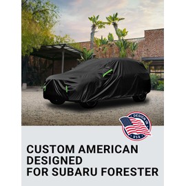 Proadsy 2025 Upgrade Car Cover Compatible with Subaru Forester 2019-2024 2025 Windproof All Weather Waterproof Sun Rain UV Dust Snow Protection Outdoor Covers