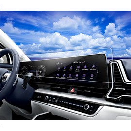 XXCIWP 4pack 2024 2025 Kia Sportage NQ5 Screen Protector & AC Climate Film for 2023 2024 Kia Sportage Dual 12.3Inch Plastic Screen Protector HD Touchscreen Protective Film for 2023 Sportage