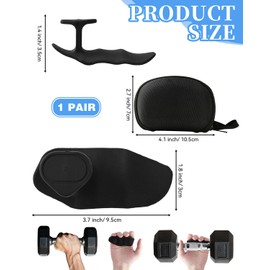 JUKOTA 1 Pair Anti Slip Workout Grips, Ergonomic Rubber Gym Grips, Gym Grip Alternative Training Gloves for Maximum Grip, for Powerlifting Pull-Ups Strength Training, Fitness Accessories