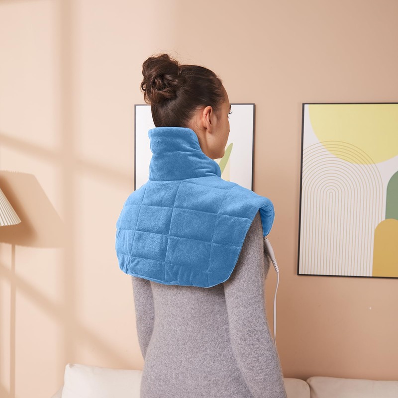 2024 Ruqiji 19" x 24" Super Soft Microfiber Weighted Neck&Shoulder