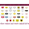 carstyling XXL Aufkleber Behindertensymbol Dimension 60 x 60 mm