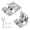 UFURMATE Position Control Hinge, 2PCS Zinc Alloy Wardrobe Door Hinge