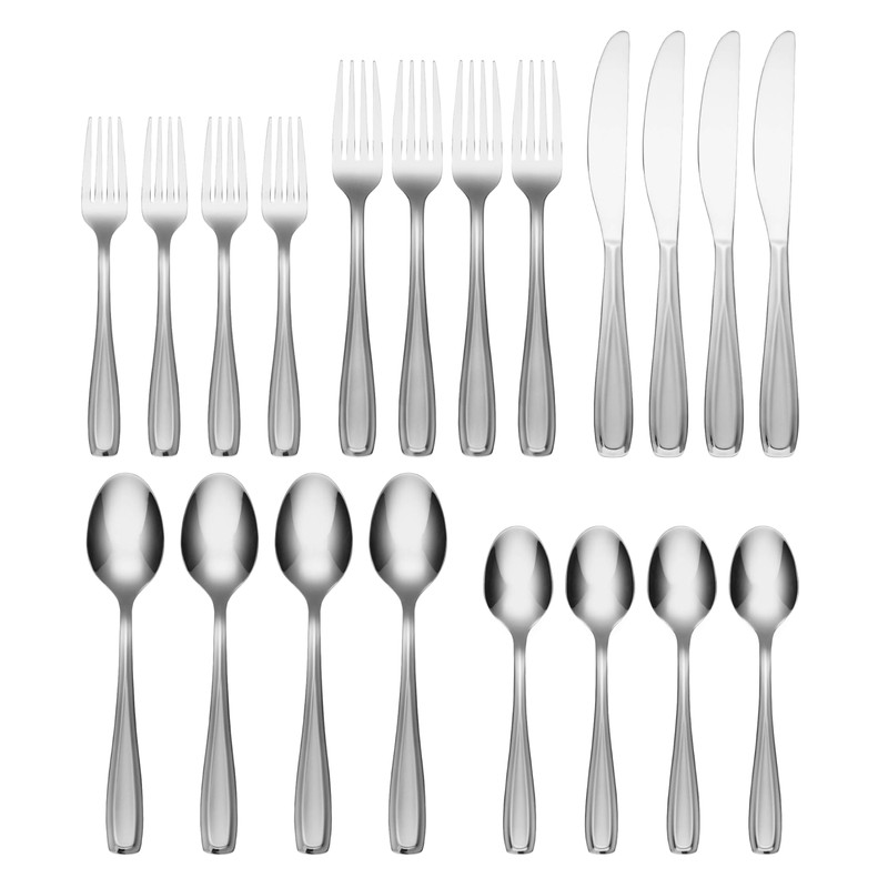 Cambridge 426920CSLG12 Waylen Sand 20-Piece Flatware Set