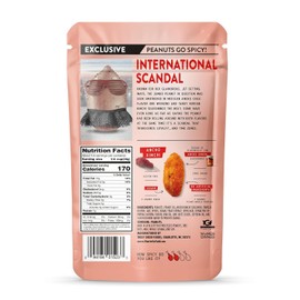 Henrietta Said Wing-Flavored Peanuts - Truly Good Foods Snacking Nuts - Bold Flavors - Savory & Spicy - Jumbo Flavored Peanuts - Protein Packed Vegan Snack - 4 (5-oz) Packs - Ancho Kimchi