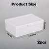 FMOACEN 2 Pack Wipes Dispenser Compatible with Cottonelle Flushable, Refillable