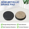 HARFINGTON Disc Brake Pad 0.89" Semi-Metallic Bike Brake Pads for